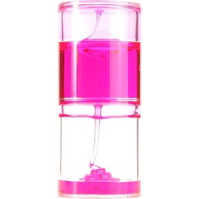 PowerTRC Liquid Motion Spiral Timer Fidget Desk Calming and Soothing Toy Sensory Visual Toy Beautiful Ooze Tube | Pink