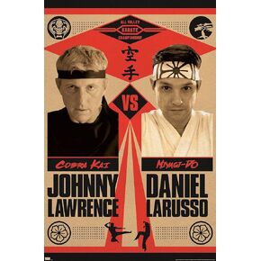 Trends International Cobra Kai - Versus Wall Poster, 22.37" x 34.00", Unframed Version