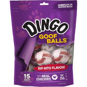 Dingo Goof Balls, Chicken, 4.2 Ounce (pack of 6)