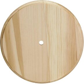 Walnut Hollow Wood Clock Plaque Round 6.75In, Multicolor