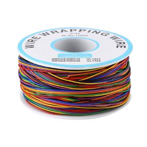 Multi-useColorful P/N B-30-1000 280M 8-Wire Colored Insulation Wrapping Copper Test Cable Multi-Color