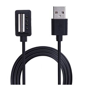 Replacement USB Charger Charging Cable Cord Wire Clip Dock Data Sync for Suunto Spartan Ultra/Spartan Ultra HR/Spartan Sport/Spartan Sport HR (3.3ft/100cm) (Black-1pcs)