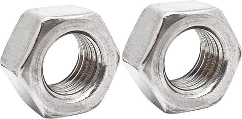 M12-1.75mm الملعب 304 الفولاذ المقاوم للصدأ اليد اليسرى الموضوع صواميل سداسية-5 قطعة in Kuwait