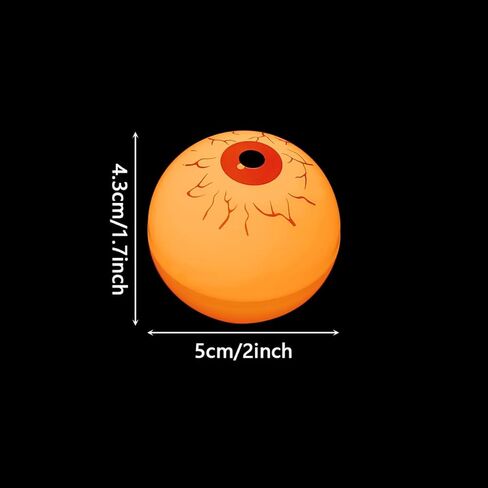 Anditoy 12 حزمة من أضواء مقلة العين للهالوين LED شموع للزينة الداخلية للهالوين ديكور المنزل للهالوين in Kuwait