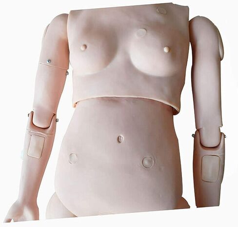 INTBUYING Education Teaching Model Demonstration Manikin Patient Care Human Manikin Woman Nursing Training Model Manikin Model at School of Nursing in Saudi Arabia