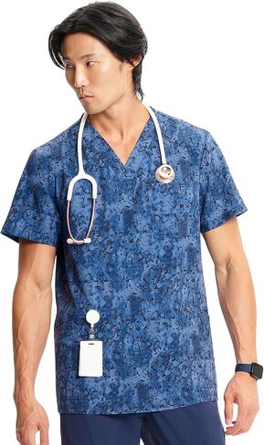 Infinity Cherokee Men Scrubs Top V-Neck CK920 in Saudi Arabia