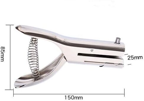 3/8 inch (10mm) Heavy Duty Hole Punch 2 Inch Reach Deep Throat Hand Held Paper Hole Punch Single One Hole Puncher for Craft Paper Plastic Cardboard Business Card Photos in Saudi Arabia