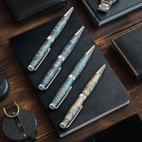 مجموعة أقلام Slimline 48 قطعة من Colarr بألوان متنوعة، مجموعات أقلام تحول خشبية مع قلم مغزل، مجموعة أدوات تحويل القلم لمستلزمات تحويل الخشب DIY لصنع اللوازم المنزلية (6 ألوان) in Saudi Arabia