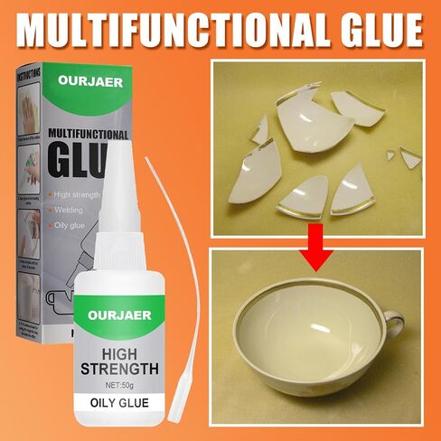 2PCS Jue Fish Glue, Multifunctional Glue, Welding High-Strength Oily Glue, Universal Super Glue, Strong Adhesion for Metal, Tile, Glass, Shoes, Wood in Saudi Arabia
