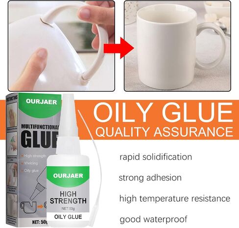 2PCS Jue Fish Glue, Multifunctional Glue, Welding High-Strength Oily Glue, Universal Super Glue, Strong Adhesion for Metal, Tile, Glass, Shoes, Wood in Saudi Arabia