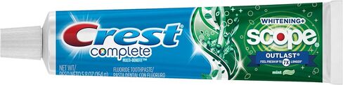 Crest Complete Multi Benefit Scope Outlast Fresh Breath Whitening Toothpaste Mint 5.8 Ounce (Pack of 2) in Kuwait