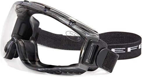 Defender Safety DVP2 Safety Goggles, Polycarbonate protective eyewear, Anti Scratch, Anti Fog,Impact Resistant ANSI Z87 in Saudi Arabia