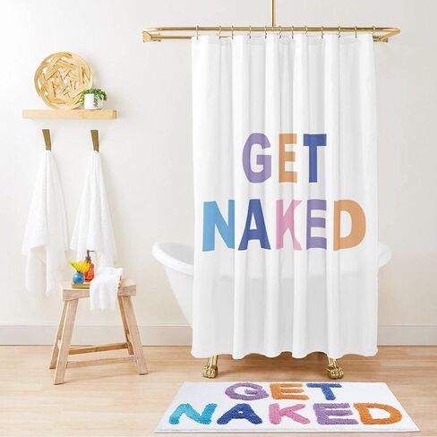 UKELER Funny FUK Bathroom Rug Soft Microfiber Bathroom Floor Mat Non-Slip Machine Washable Bath Rug for Shower 35.4''x23.6'' in Saudi Arabia