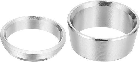 PATIKIL 6mm Tube OD 304 Stainless Steel Compression Tube Fitting Sleeve, 20 Pack Double Ferrule Ring Tubing Fitting Assortment Kit, Silver in Kuwait