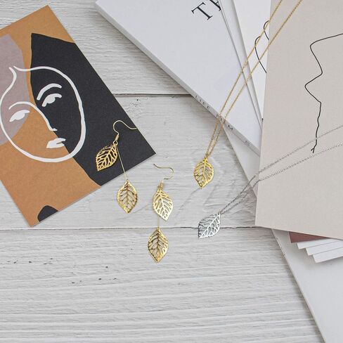 AUEAR, Hollow Leaf Charms Pendants Metal Leaf Crafts Pendant Leaves Charm Ornaments for Jewelry Making Bracelets DIY Craft Accessories in Saudi Arabia