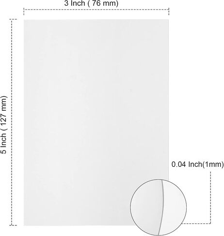 PINGEUI 50 Sheets 11 x 17 Inch White Chipboard, Medium Weight Chipboard Sheets, White Cardboard Sheet for Scrapbooking, Frames, Art, Prints, DIY Project in Saudi Arabia