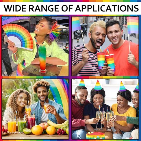 JANYUN 30 Pieces Reusable Plastic Straws BPA-Free 9" Colorful Printing Hard Platic Stripe Drinking Straw for Mason Jar Tumbler Family or Party Use Cleaning Brush Included(Random Pattern) (Straight) in Kuwait