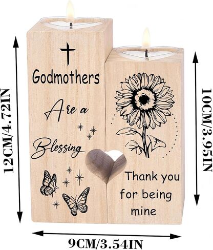 Cousin Gifts for Women, Gifts for Cousins, Candlestick Holders - Cousin Birthday Gifts for Women, Best Cousin Gifts Ideas for Christmas and Weddings in Saudi Arabia