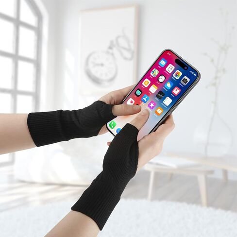 Sibba Thumb Arthritis Compression Gloves Breathable Wrist Support Brace Relieve Joints Hand Pads Elastic Fingerless Glove Flexible Sport Pading Fit Thumb Aching, Women, Men (Black) in Saudi Arabia