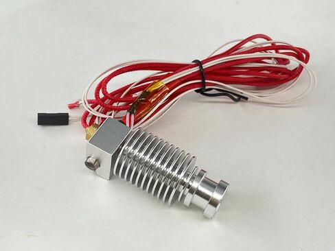 All Metal V6 Hot End Complete kit 1.75mm 12V/40W, 0.4mm Brass Nozzle, Suitable for 3D Printer in Saudi Arabia