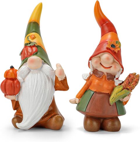 Fall Gnomes Thanksgiving Decorations, Handmade Gnomes Figurine Thanksgiving Decor Fall Gnomes Thanksgiving Gift for Home Table Ornaments Indoor in Saudi Arabia