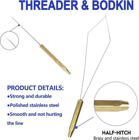 EUPHENG Fly Tying Tool Combo Fly Tying Accessories and Tools Kit, Fly Tying Bobbin Holder, Hair Stacker, Fly Tying Scissors or More in Kuwait