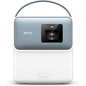 BenQ GP100A Portable Projector, 1000 ANSI Lumens, 1080p, AndroidTV 11 & Netflix Pre-loaded, Autofocus & Auto 2D Keystone, 20W 2.1CH Speaker, Bluetooth, Chromecast & AirPlay, white