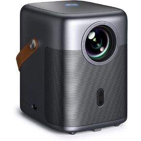 [2024 أحدث التركيز التلقائي وحجر الزاوية] جهاز عرض مزود بواي فاي 6 وبلوتوث 5.2، جهاز عرض خارجي محمول ALVAR 4K، ضوضاء منخفضة للغاية، مقاوم للغبار، تكبير 50%، 500 ANSI Native 1080P Proyector TV Stick PPT in Kuwait