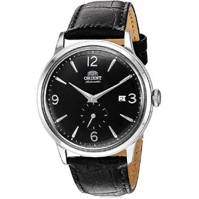 Orient Men's "Bambino Small Seconds" Japanese-Automatic Watch with Leather Strap, 21 mm