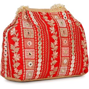 Indian Fancy Women's Potli Bags For Wedding, Party Function & Engagement Potli Bags For Women
