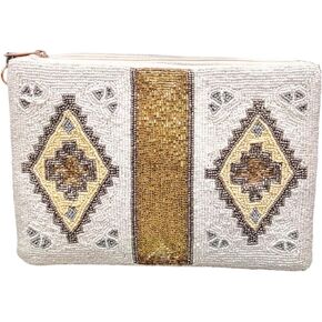 Beaded Clutch - Embroidered Clutch Bag for Women - Unique Style Bags - Perfect Gift for Loved Once