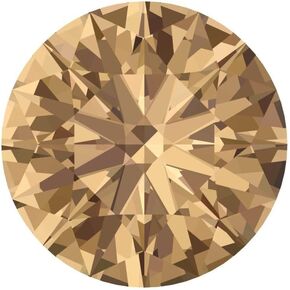 0.25 to 3 ct Round Cut VVS1 Simulated Brown Champagne November Birthstone