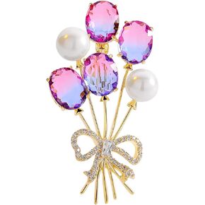 AILONMEI Elegant Pearl Flower Designer Brooch Pins Broches Costume Jewelry For Women Fashion Christmas Gift