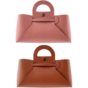 Eyeglass Cases For Girl and Women, Pink and Orange Portable Sunglass Bag with 1pc Fiber Clean Cloth,Soft Leather and Cute