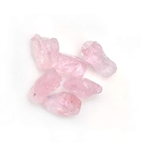 Gempires Natural Raw Pink Morganite Gemstones For Jewelry Making, Assorted Loose Stones, Bulk Gemstones And Crystals (Pink Morganite 50 Carat)