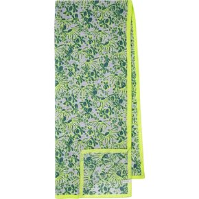 PS Paul Smith WOMEN SCARF BRIDLEWAY FLWR, BOTTLE GREEN, One Size