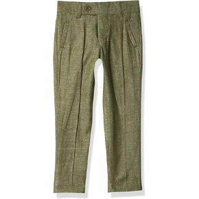 Isaac Mizrahi Boys' Slim Fit Chambray Linen Pants