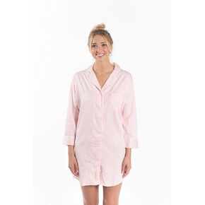 Bella il Fiore Seersucker Button Down Sleep Shirt