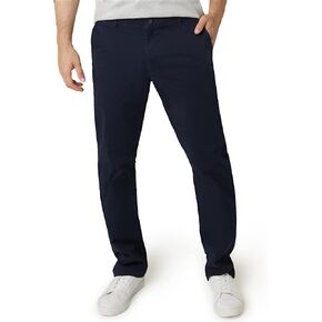 Chaps Men's Big and Tall Khaki Pants - Classic Straight Fit Casual Pant - Comfort Stretch Chinos with Flex Waistband for Men