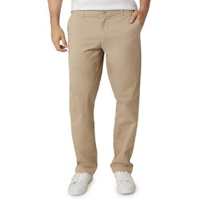 Chaps Men's Big and Tall Khaki Pants - Classic Straight Fit Casual Pant - Comfort Stretch Chinos with Flex Waistband for Men