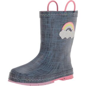 Western Chief Girl's Precious Plaid Rain Boot (Toddler/Little Kid)