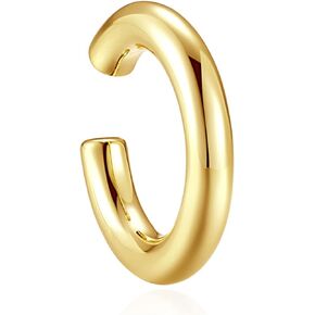 Chunky Thick Ear Cuff | Waterproof Gold Ear Wrap |Women's Gold Ear Cuff Set