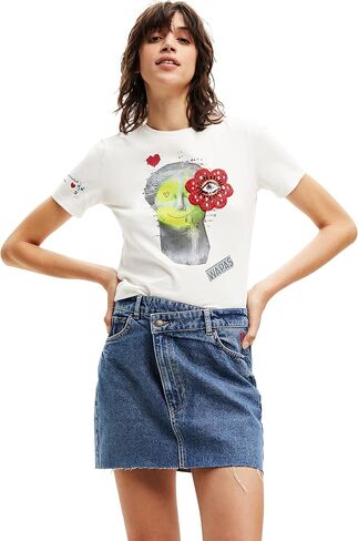 Desigual Women's T-Shirt Short Sleeve in Saudi Arabia