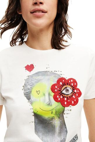 Desigual Women's T-Shirt Short Sleeve in Saudi Arabia