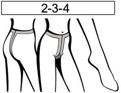 جوارب نسائية ضيقة مطبوعة من جاتا بتصميم دانتيل مثير سويتي 16 (صنع في أوروبا) in Kuwait