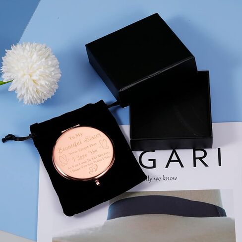 Daughter Valentines Gifts from Mom Dad Birthday Graduation Gifts Girls Her Christmas Daughter Gifts Stocking Stuffers Kids Teenager Girls Gifts Teen Girl Gifts Rose Gold Mirror in Kuwait