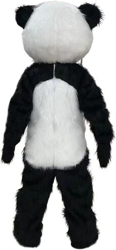 زي التميمة AMAI Panda للبالغين، أزياء عيد الميلاد الفاخرة لحفلات الهالوين التنكرية، هدايا حفلات أعياد الميلاد، مقاس واحد بالولايات المتحدة الأمريكية in Kuwait