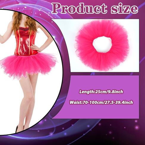 Women's Tutus 5 Layered Tutu Skirt Adult Tulle Ballet Dance Skirt Party Tutu Halloween Costume for Women and Girls in Saudi Arabia