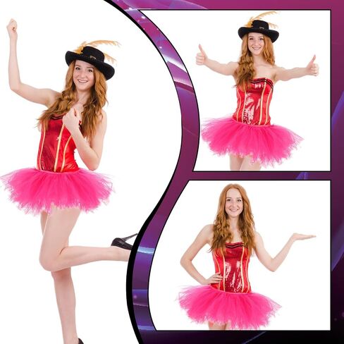Women's Tutus 5 Layered Tutu Skirt Adult Tulle Ballet Dance Skirt Party Tutu Halloween Costume for Women and Girls in Saudi Arabia