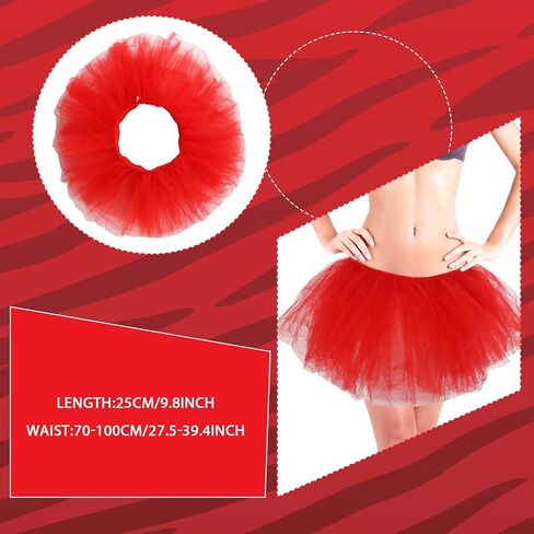 Women's Tutus 5 Layered Tutu Skirt Adult Tulle Ballet Dance Skirt Party Tutu Halloween Costume for Women and Girls in Saudi Arabia